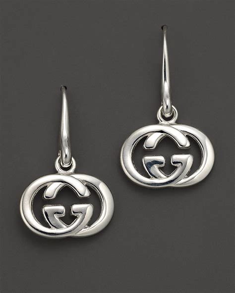 silver gucci earrings for women